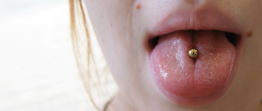 прокол языка tongue piercing пирсинг bodmodlab